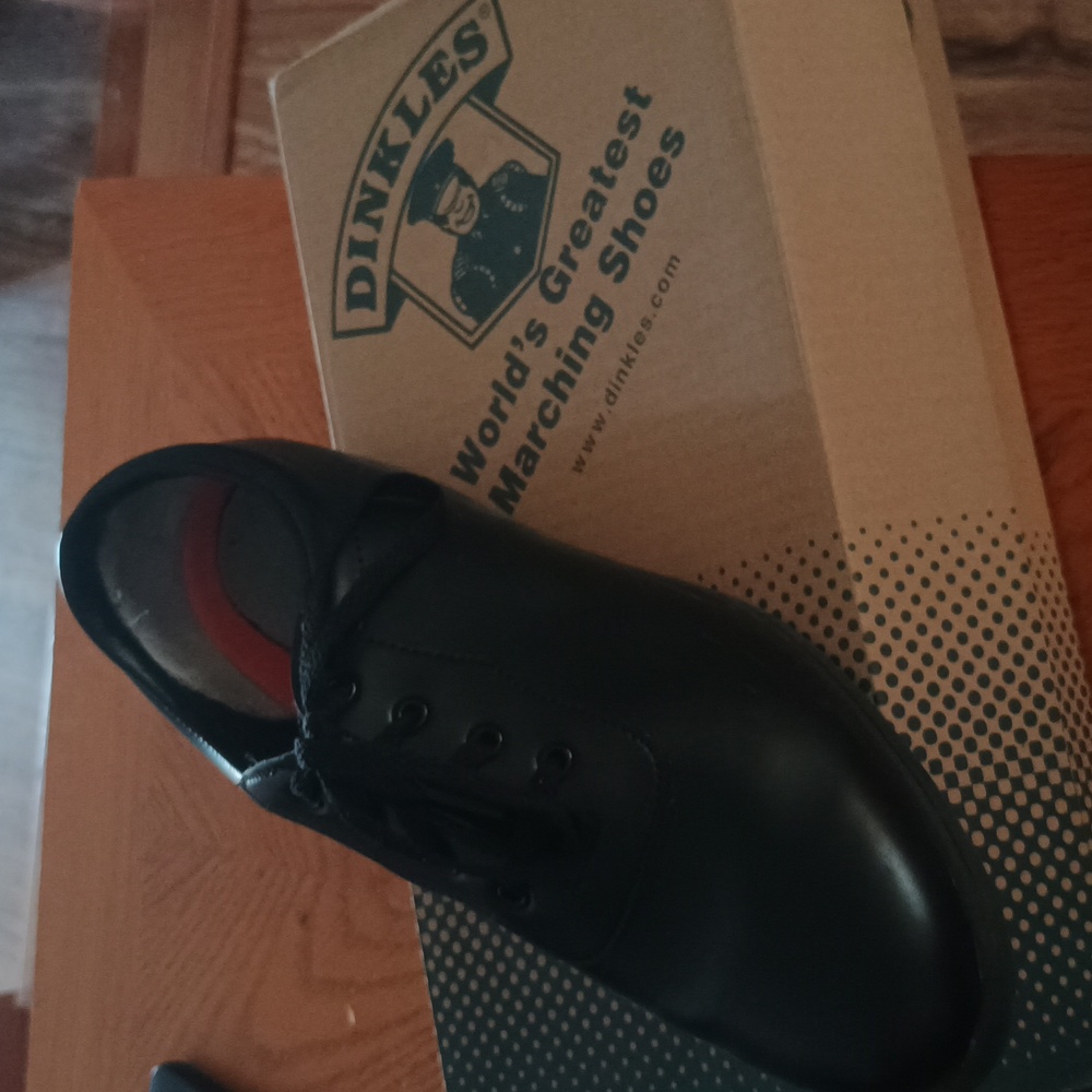 MARCHING BAND SHOES* DINKLES WORLD'S GREATEST* MEN SZ 10.5 WOMEN'S SZ 12.5 BLACK